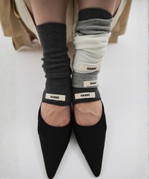 HANNE（アン）の「オープントゥロゴソックス（ソックス/靴下）」