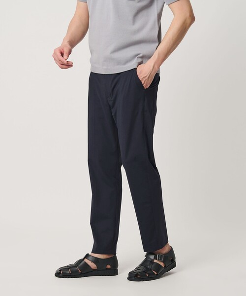 BEAUTY&YOUTH UNITED ARROWS(ビューティーアンドユースユナイテッドアローズ)の「【WEB限定 WARDROBE SMART】クール トリコット アンクルパンツ 【接触冷感】(スラックス・メンズ・ネイビー/ダークグレー/ブラック・L/M/S/XL)」の4枚目の写真