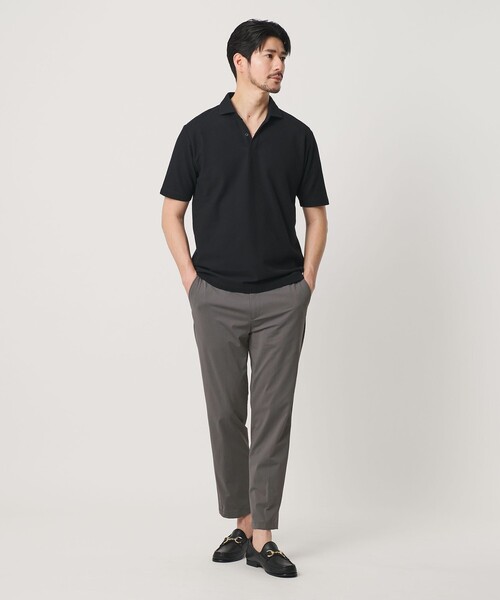 BEAUTY&YOUTH UNITED ARROWS(ビューティーアンドユースユナイテッドアローズ)の「【WEB限定 WARDROBE SMART】クール トリコット アンクルパンツ 【接触冷感】(スラックス・メンズ・ネイビー/ダークグレー/ブラック・L/M/S/XL)」の8枚目の写真