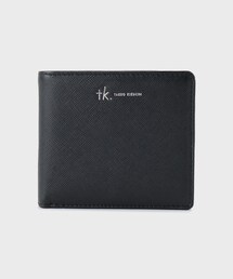 tk.TAKEO KIKUCHI（ティーケータケオキクチ）の「【牛革】サフィアーノ二つ折り財布（財布）」