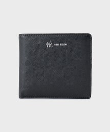 tk.TAKEO KIKUCHI（ティーケータケオキクチ）の「【牛革】サフィアーノ二つ折り財布（財布）」