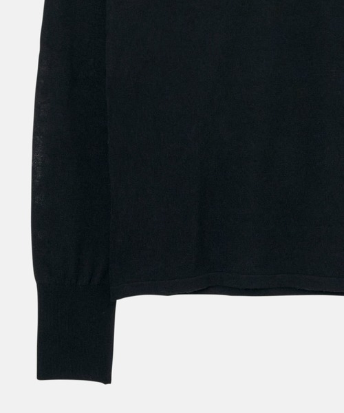 LE CIEL BLEU（ルシェルブルー）の「ハイゲージタートルネックニット / High-Gauge Turtleneck Knit（ニット/セーター・レディース・ネイビー/ブラック/ホワイト/ブラウン/グレー・36）」の9枚目の写真