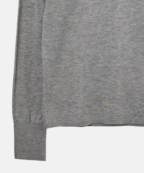 LE CIEL BLEU（ルシェルブルー）の「ハイゲージタートルネックニット / High-Gauge Turtleneck Knit（ニット/セーター・レディース・ネイビー/ブラック/ホワイト/ブラウン/グレー・36）」の17枚目の写真