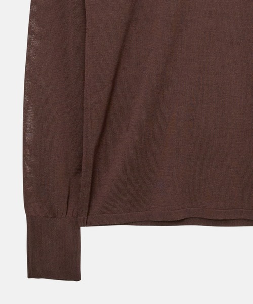 LE CIEL BLEU（ルシェルブルー）の「ハイゲージタートルネックニット / High-Gauge Turtleneck Knit（ニット/セーター・レディース・ネイビー/ブラック/ホワイト/ブラウン/グレー・36）」の19枚目の写真