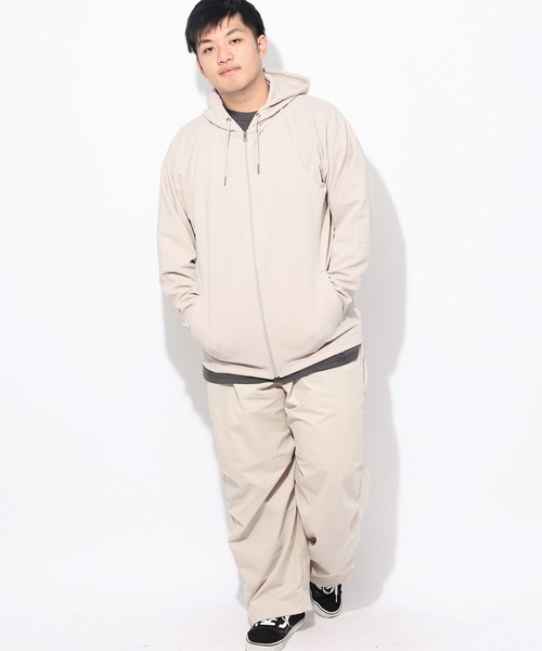 B&T CLUB(ビーティークラブ)の「パーカー 長袖 メンズ 大きいサイズ 快ラクWEAR フルジップ B&T CLUB (ビーアンドティークラブ)(パーカー・メンズ・グレー/ブラック・X1(3L~4L)/X2(4L~5L)/X3(6L~7L))」の11枚目の写真