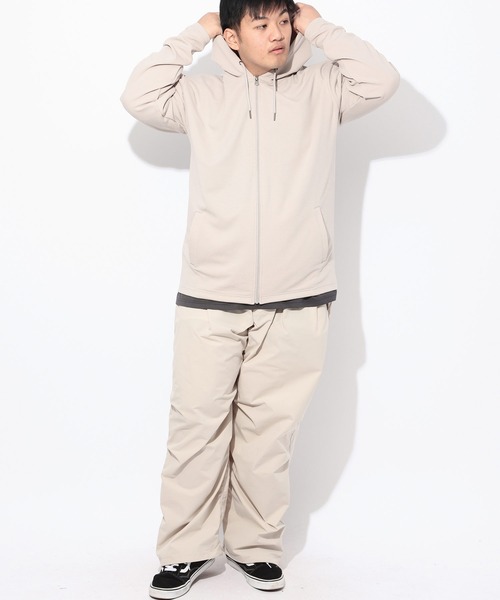 B&T CLUB(ビーティークラブ)の「パーカー 長袖 メンズ 大きいサイズ 快ラクWEAR フルジップ B&T CLUB (ビーアンドティークラブ)(パーカー・メンズ・グレー/ブラック・X1(3L~4L)/X2(4L~5L)/X3(6L~7L))」の12枚目の写真