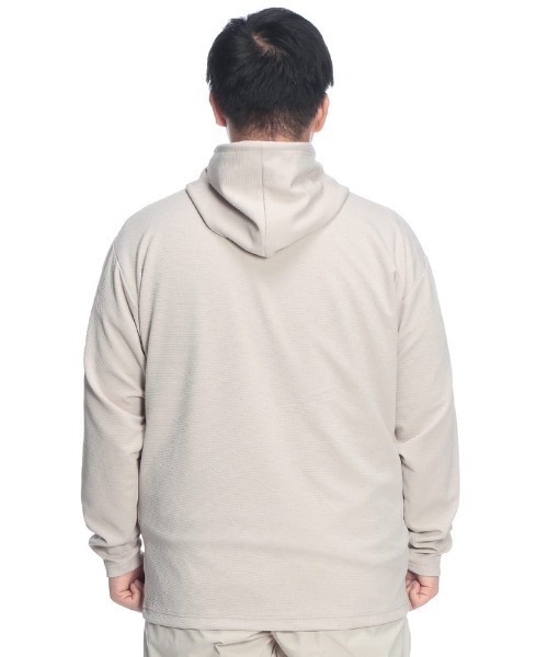B&T CLUB(ビーティークラブ)の「パーカー 長袖 メンズ 大きいサイズ 快ラクWEAR フルジップ B&T CLUB (ビーアンドティークラブ)(パーカー・メンズ・グレー/ブラック・X1(3L~4L)/X2(4L~5L)/X3(6L~7L))」の14枚目の写真