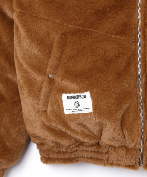 BILLIONAIRE BOYS CLUB(ビリオネア・ボーイズ・クラブ)の「BILLIONAIRE BOYS CLUB FUR DOWN JACKET BBCJP253X004(ダウンジャケット/コート・メンズ・ブラウン/グリーン・M/L)」の6枚目の写真