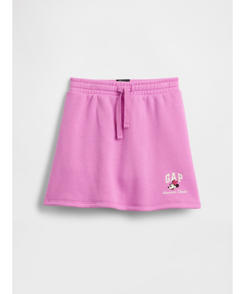 GAP(ギャップ)の「babyGap × ディズニー ミニーマウス GAPロゴ プルオンミニスカート・スコート(スカート・キッズ・ピンク/ベージュ・70cm/80cm/90cm/95cm/100cm/105cm/110cm)」の1枚目の写真