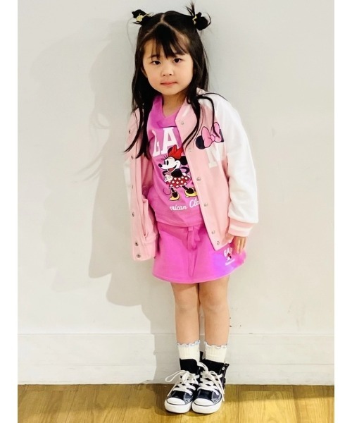 GAP(ギャップ)の「babyGap × ディズニー ミニーマウス GAPロゴ プルオンミニスカート・スコート(スカート・キッズ・ピンク/ベージュ・70cm/80cm/90cm/95cm/100cm/105cm/110cm)」の4枚目の写真