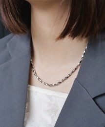 silo（シロ）の「ツイストメタルチェーンネックレス（ネックレス）」