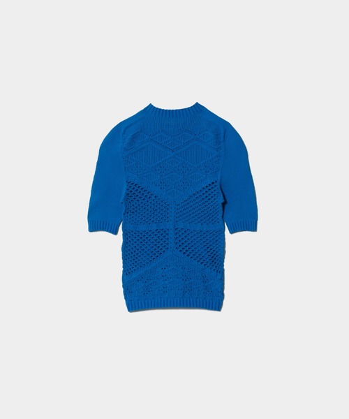 stretch lace knitted pullover（ニット/セーター）｜beautiful people