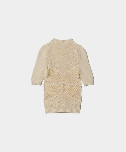 stretch lace knitted pullover（ニット/セーター）｜beautiful people