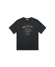 SIED26-1 ローズ 半袖Tシャツ_チャコール