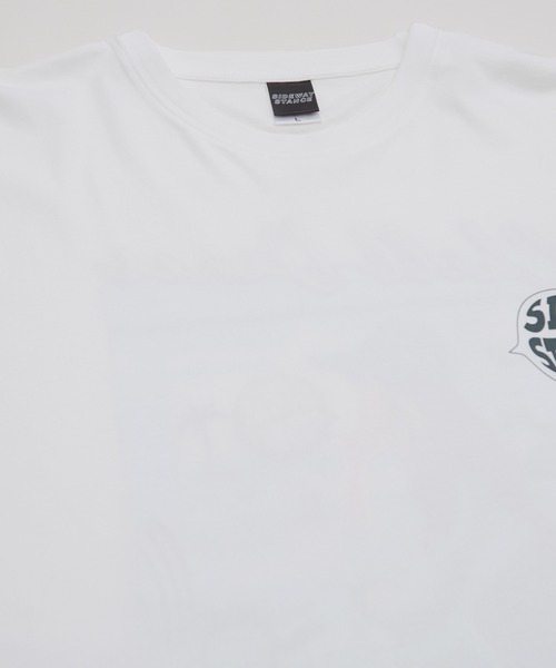 En serio TOKYO(エンソリオトーキョー)の「【SIDEWAYSTANCE】チルダイナー長袖Tシャツ SIDE23-159(Tシャツ/カットソー・メンズ・ブルー/ブラック/ホワイト・MEDIUM/X-LARGE/SMALL/LARGE)」の6枚目の写真