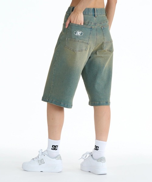 DC SHOES(ディーシーシューズ)の「DC SHOES ウィメンズ 26 WS WIDE SHORT ショートパンツ 【2026年春夏モデル】/ワイドデニムパンツ(デニムパンツ・レディース・ブルー/ホワイト系その他/ブルー系その他・SMALL/MEDIUM)」の6枚目の写真