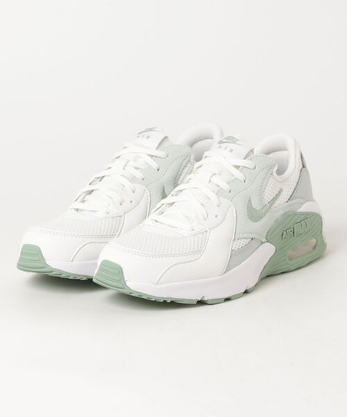 NIKE(ナイキ)の「ナイキ NIKE ナイキ エア マックス エクシー(スニーカー・レディース・ホワイト×グリーン・25.0cm/23.5cm/24.5cm/23.0cm/24.0cm)」の2枚目の写真