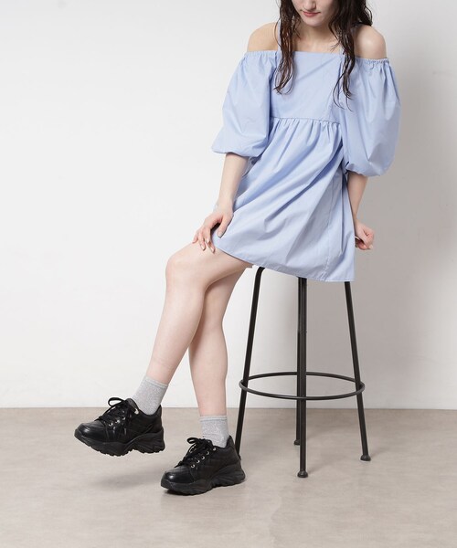 ESPERANZA(エスペランサ)の「キルティングスニーカー(スニーカー・レディース・ホワイト/アイボリー系8/ブラック・S/M/L/LL)」の9枚目の写真