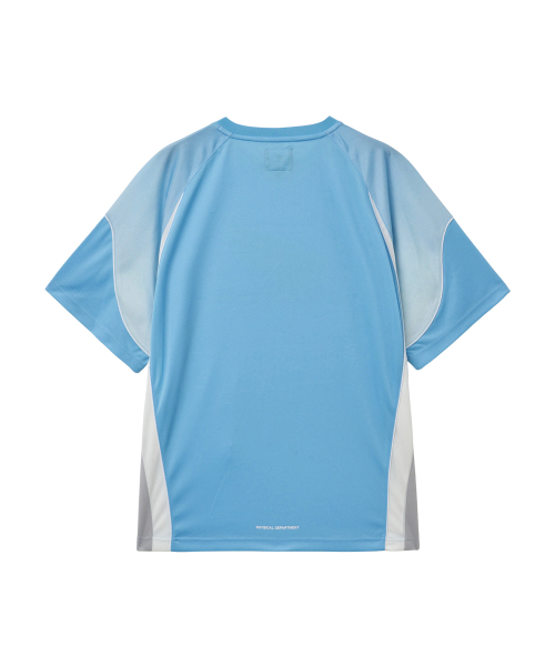 PHYPS MOTORCYCLE(フィップスモーターサイクル)の「Mesh Speed Track Short Sleeve Light Blue(Tシャツ/カットソー・レディース・その他・SMALL/MEDIUM/LARGE/X-LARGE)」の2枚目の写真