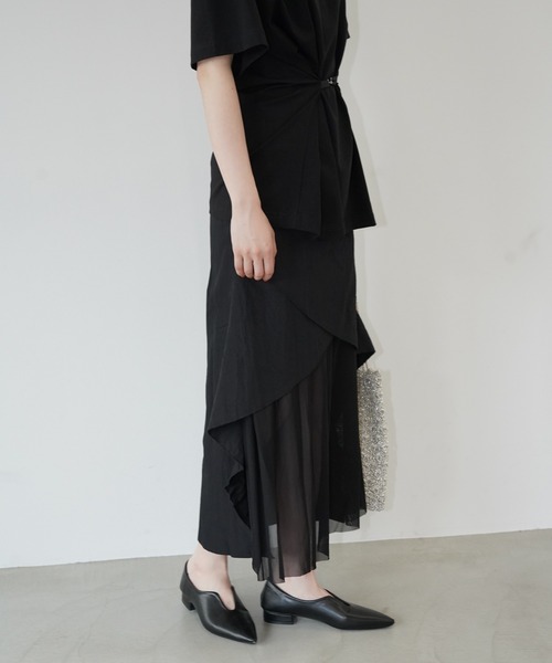 chuclla(チュクラ)の「ポインテッドトゥローヒールパンプス chs26s023(パンプス・レディース・ワインレッド/ブラック・37/36/39/38)」の7枚目の写真