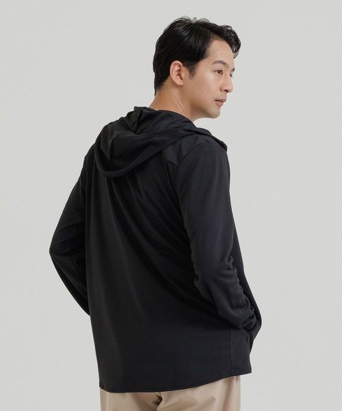 phenix outdoor(フェニックスアウトドア)の「phenix outdoor(フェニックスアウトドア) SUN SHADE HOODY / サンシェード フーディー(パーカー・メンズ・アクア/ブラック/ブルーグリーン/オフホワイト/マスタード・L/M/MB/XL/LB)」の13枚目の写真