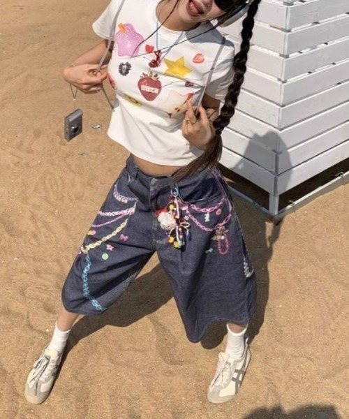Vipoa（ヴィポア）の「fruit print tee（Tシャツ/カットソー・レディース・ホワイト・FREE）」の8枚目の写真