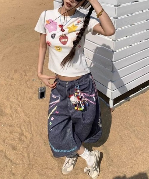 Vipoa（ヴィポア）の「fruit print tee（Tシャツ/カットソー・レディース・ホワイト・FREE）」の10枚目の写真