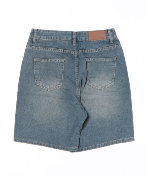 gossara（ゴサラ）の「【今っぽく決まる】デニムショートパンツ（デニムパンツ・レディース・ブルー・SMALL/MEDIUM）」の2枚目の写真