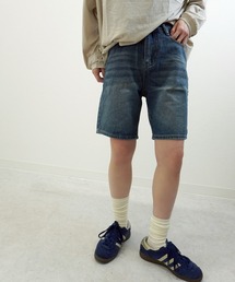 【今っぽく決まる】デニムショートパンツ