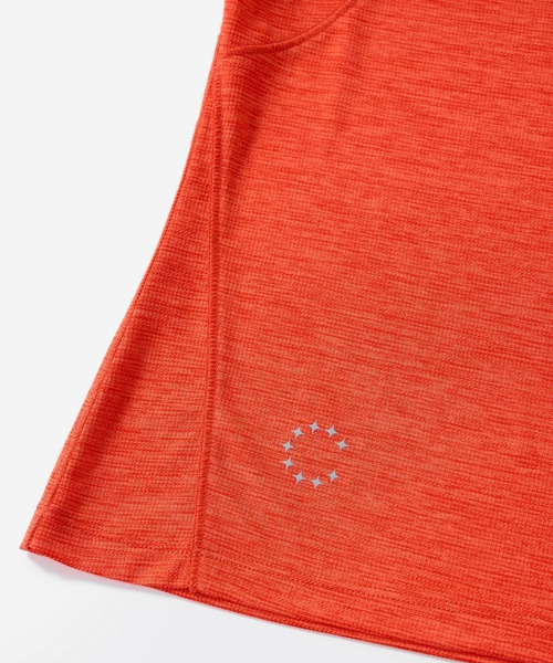 BUTTON SEOUL（ボタンソウル）の「[ウィメンズ] エアリー パフォーマンス ベースレイヤー ショートスリーブ (6カラー)（Tシャツ/カットソー・レディース・オレンジ/パープル/ブラウン/ダークブラウン/オリーブ/ブラック・SMALL/MEDIUM/LARGE）」の15枚目の写真