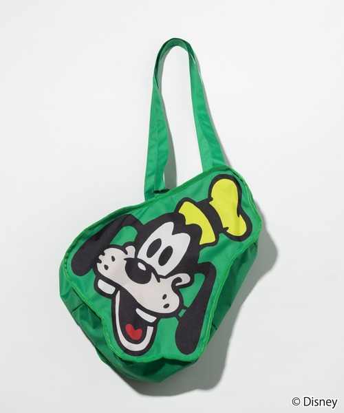 WCJ(ダブルシージェイ)の「Disney / FACE DESIGN COLOR TOTE BAG(トートバッグ・レディース・グレー/ブルー/グリーン/レッド/パープル/イエロー・FREE)」の1枚目の写真