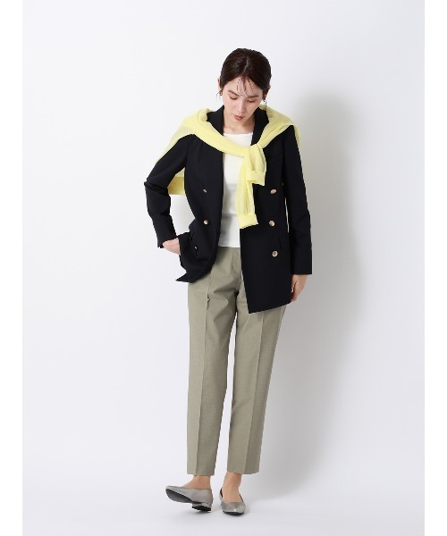 SUIT SQUARE(スーツスクエア)の「CHANTOWA/ノースリーブインナー/ウォッシャブル/接触冷感/コットンフライス/無地(Tシャツ/カットソー・レディース・ホワイト・FREE)」の11枚目の写真
