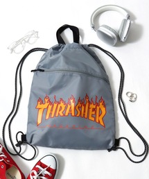 THRASHER（スラッシャー）ブランドロゴプリント ナップサック