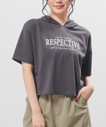 【ハニさら・接触冷感・ＵＶカット】フード付Ｔシャツ