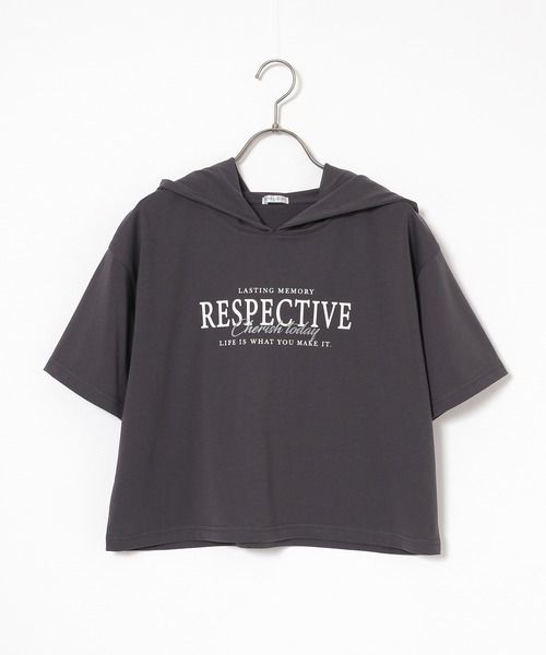 Honeys(ハニーズ)の「【ハニさら・接触冷感・UVカット】フード付Tシャツ(Tシャツ/カットソー・レディース・スミクロ/グリーン/ホワイト/サックスブルー・L/M/S)」の20枚目の写真