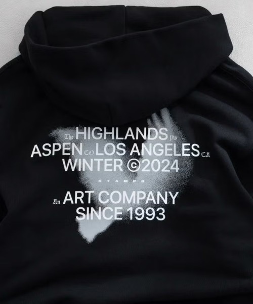 STAMPD（スタンプド）の「【STAMPD】THE HIGHLANDS CORE HOODIE / ブラック [SLA-M3573HD]（パーカー・メンズ・ブラック・L/M）」の4枚目の写真