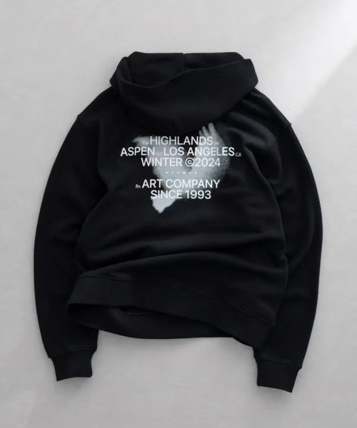 STAMPD（スタンプド）の「【STAMPD】THE HIGHLANDS CORE HOODIE / ブラック [SLA-M3573HD]（パーカー・メンズ・ブラック・L/M）」の2枚目の写真