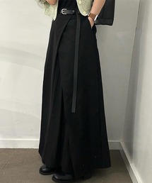ラップ風マキシスカート