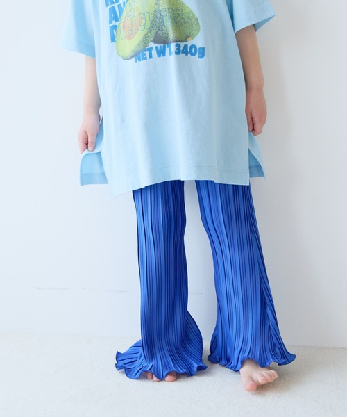 LOWRYS FARM(ローリーズファーム)の「カラープリーツパンツ 668913(その他パンツ・キッズ・ブルー/ブラック/ピンク/パープル・140cm/130cm/120cm/110cm/150cm)」の3枚目の写真