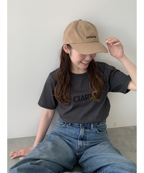 Te chichi(テチチ)の「ウレタン刺繍ロゴスタンダードTシャツ《新色追加》(Tシャツ/カットソー・レディース・オフホワイト/チャコールグレー/グレー/ブラック/ベージュ・F)」の17枚目の写真
