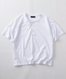サーマル ヘンリーネック 半袖Tシャツ【UNISEX】（Tシャツ/カットソー