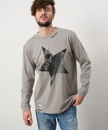 mlt5683- 5.6ozコットン天竺ドルスターカラークリスタルLS Tシャツ(624-02897)