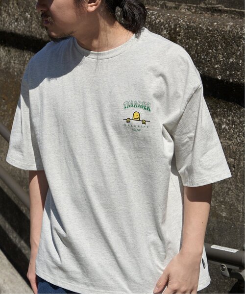 VENCEEXCHANGE(ヴァンスエクスチェンジ)の「THRASHER スラッシャー マークゴンザレスロゴTシャツ(Tシャツ/カットソー・メンズ・ブラック/ホワイト/グレー・LL/M/L)」の19枚目の写真