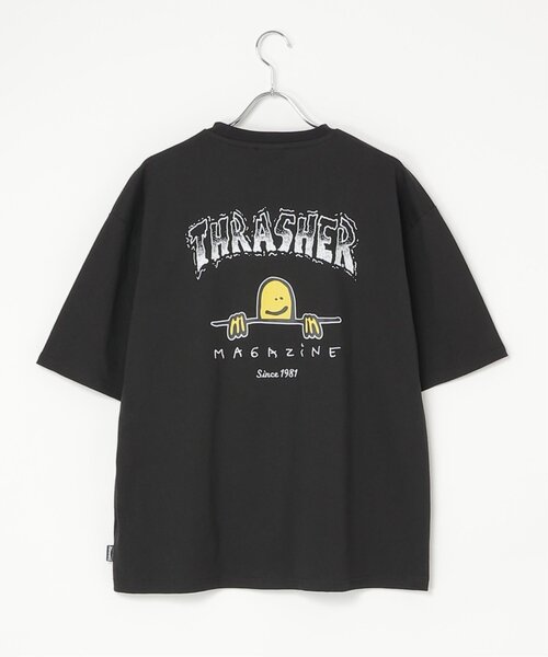 VENCEEXCHANGE(ヴァンスエクスチェンジ)の「THRASHER スラッシャー マークゴンザレスロゴTシャツ(Tシャツ/カットソー・メンズ・ブラック/ホワイト/グレー・LL/M/L)」の11枚目の写真