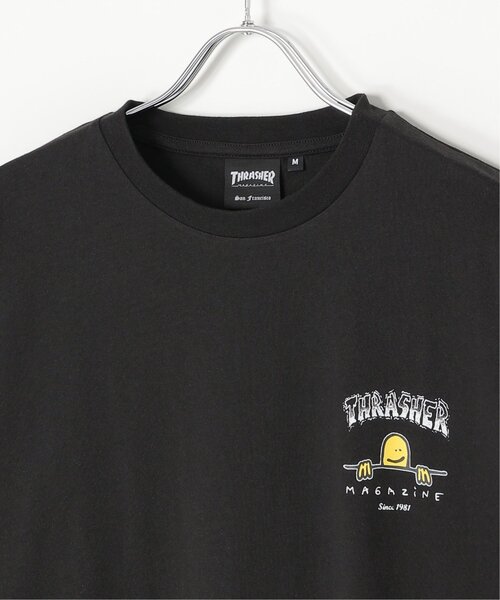 VENCEEXCHANGE(ヴァンスエクスチェンジ)の「THRASHER スラッシャー マークゴンザレスロゴTシャツ(Tシャツ/カットソー・メンズ・ブラック/ホワイト/グレー・LL/M/L)」の14枚目の写真
