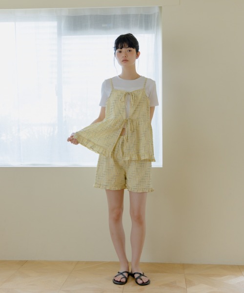 REMOON(リムーン)の「フリルショートパンツ(その他パンツ・レディース・イエロー/オフホワイト・FREE)」の20枚目の写真