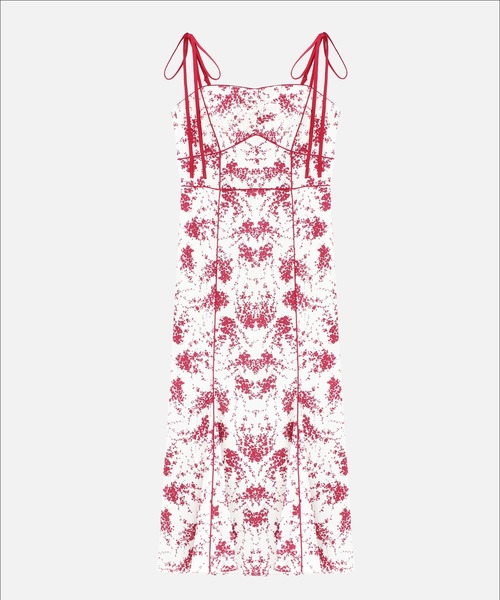 flower print cami onepiece(eme10542)（ワンピース）｜M me eme
