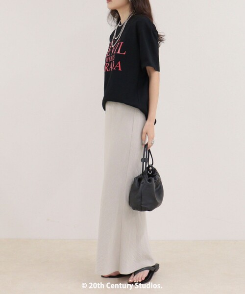fredy emue(フレディエミュ)の「【GOOD ROCK SPEED/グッドロックスピード】The DEVIL wears PRADA半袖Tシャツ 2(Tシャツ/カットソー・レディース・ブラック/オフホワイト・38)」の15枚目の写真