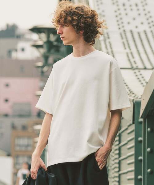 417 EDIFICE(フォーワンセブンエディフィス)の「utility everyday Tシャツ LIGHT ”接触冷感&アンチピリング”(Tシャツ/カットソー・メンズ・チャコールグレー/ホワイト/ライトグレー/ブラック・X-LARGE/LARGE/MEDIUM/SMALL)」の7枚目の写真