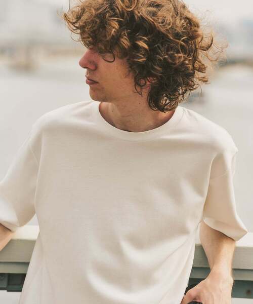 417 EDIFICE(フォーワンセブンエディフィス)の「utility everyday Tシャツ LIGHT ”接触冷感&アンチピリング”(Tシャツ/カットソー・メンズ・チャコールグレー/ホワイト/ライトグレー/ブラック・X-LARGE/LARGE/MEDIUM/SMALL)」の8枚目の写真